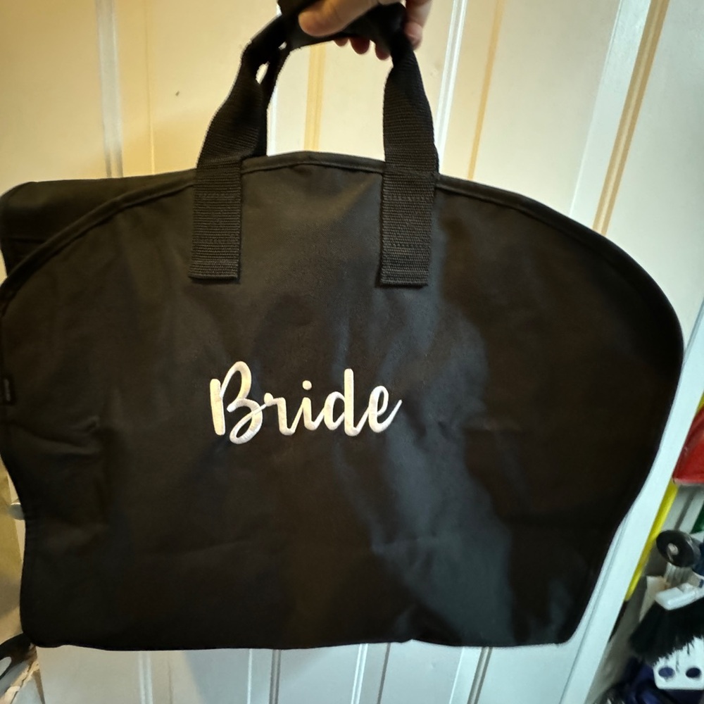 Bride tri fold garment bag